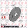 Диск гальмівний (передній) Audi A3/Skoda Fabia/Octavia/VW Golf IV 96- (288x25) (з покр)( з отворами)(вент)