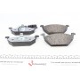 Колодки гальмівні (передні) VW Caddy 03-15 (Ate-Teves) (з датчиком) (з низьким продукуванням пилу)