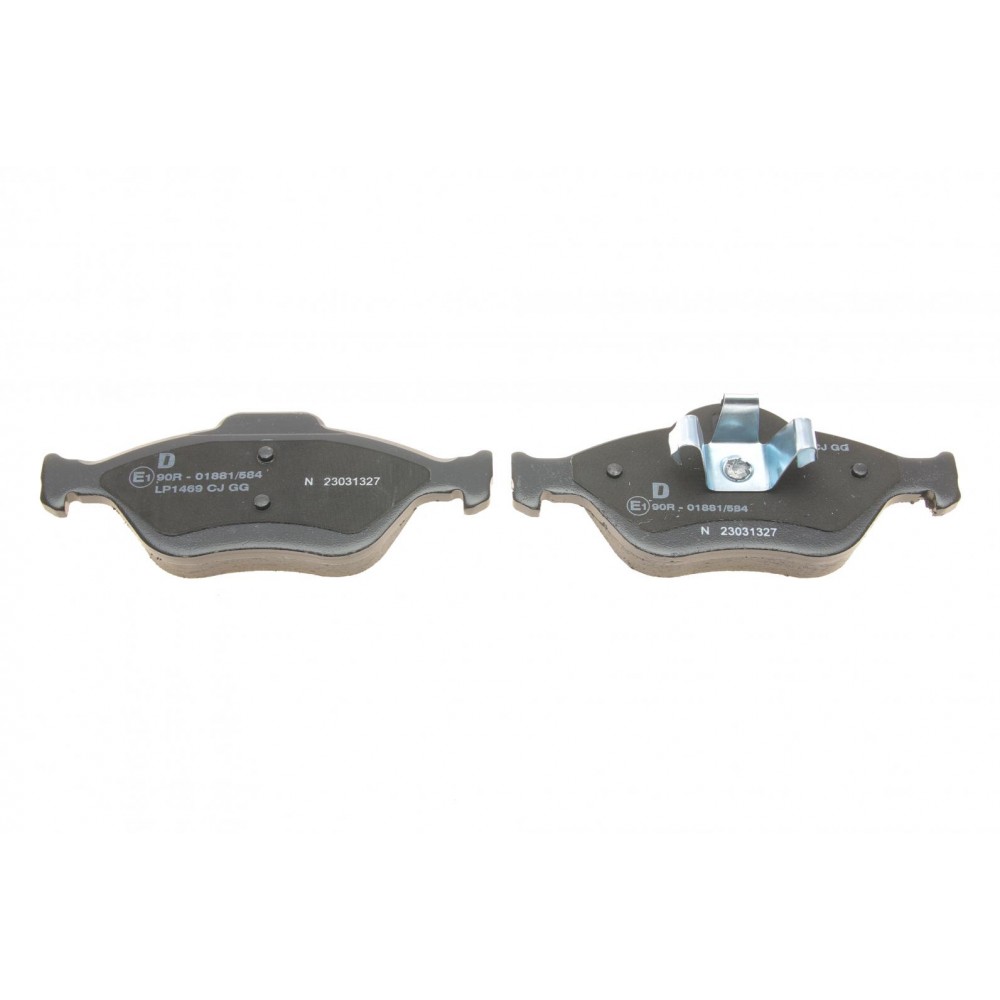 Колодки гальмівні (передні) Ford Connect 02-13/Fiesta/Puma 95-03/Focus 02-04/Ka 01-08 (Continental)