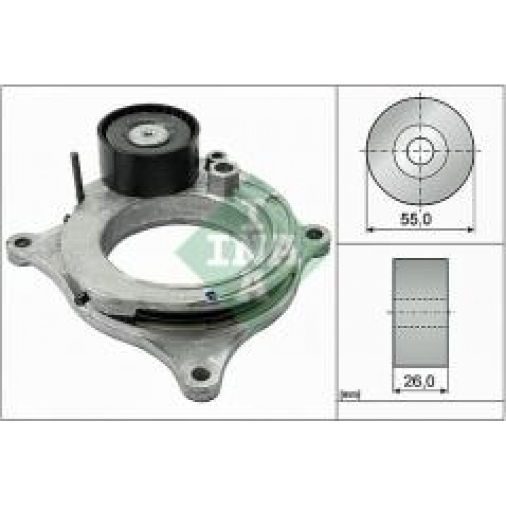 Натяжник ременя генератора BMW 3(F30/F80)/5 (G30/F90)/7 (G11/G12)/X5 (G05/F96) 15-, B38/B46/B48/B58