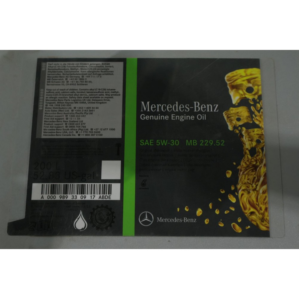 Олива 5W30 MB229.52 (200L)