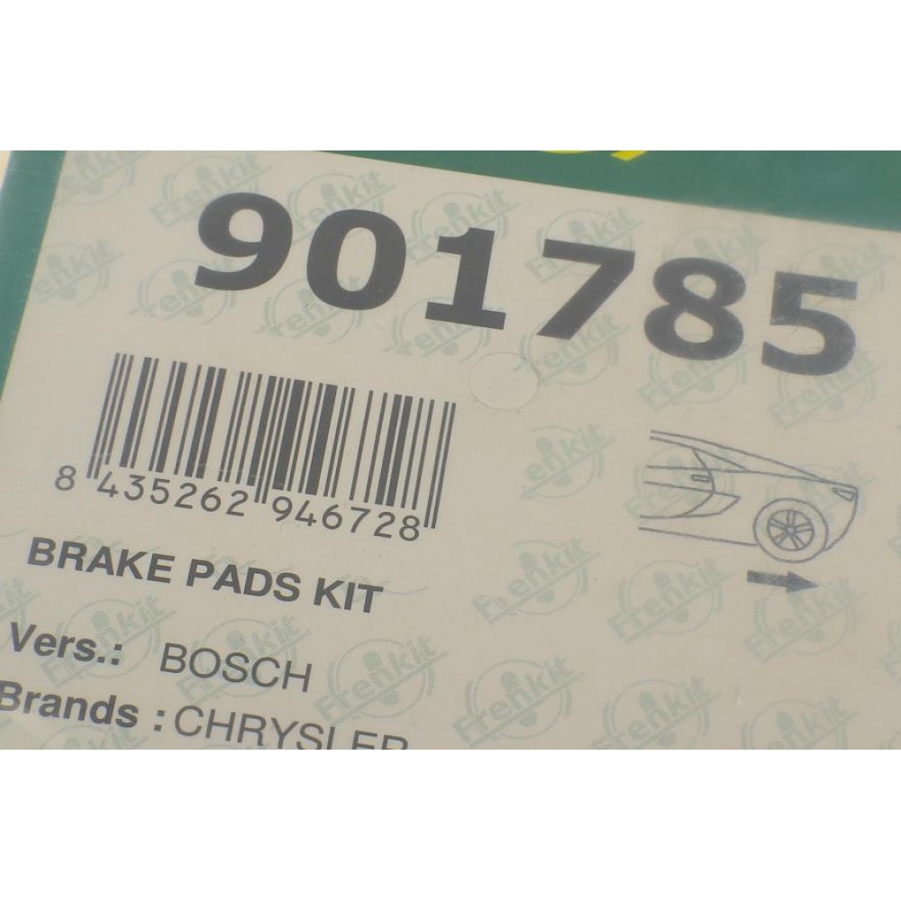 Планка супорта (заднього) прижимна (к-кт) Chrysler 300C 04-12 (Bosch)
