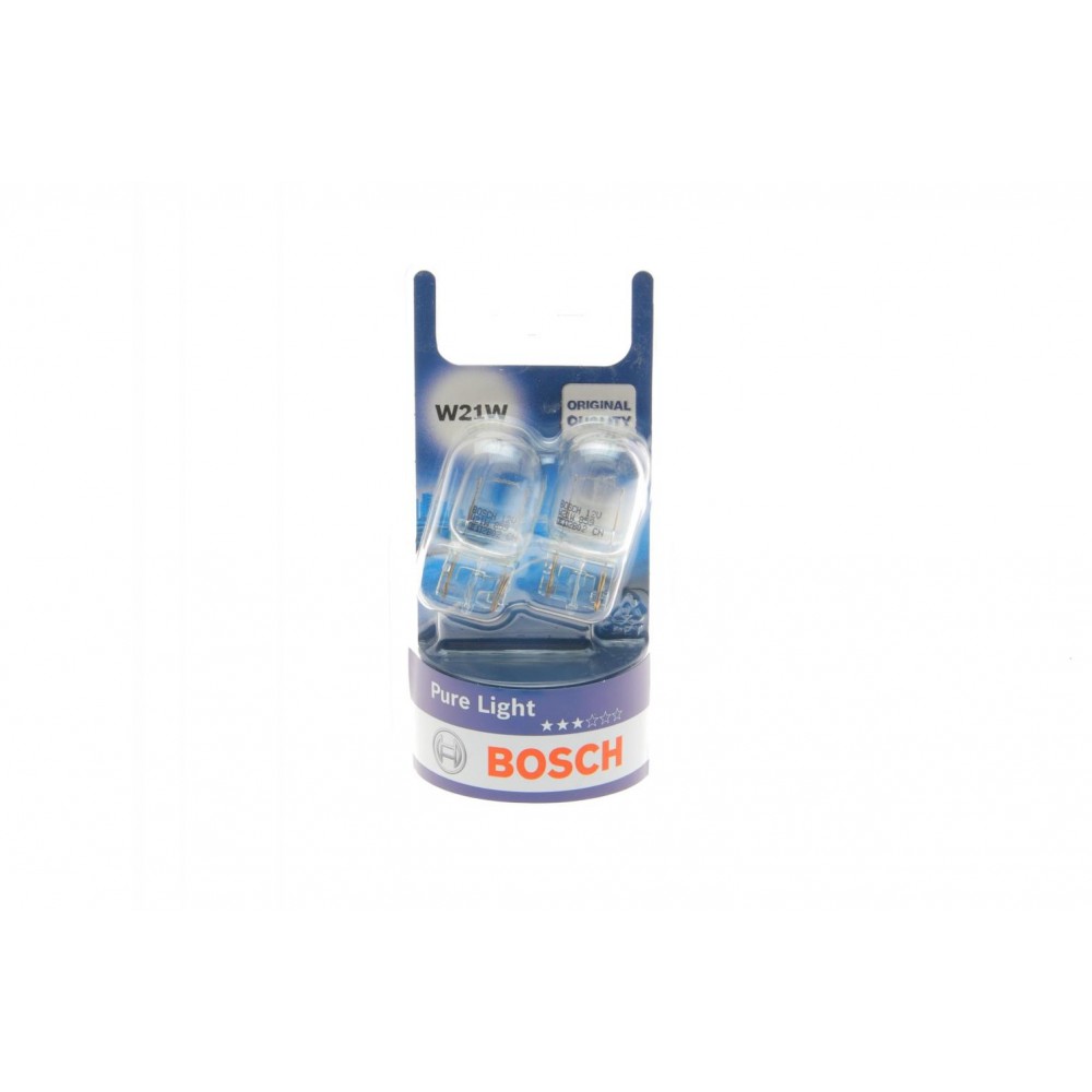 Автолампа W21W 12V 21W W3x16d Pure Light (к-кт 2шт)