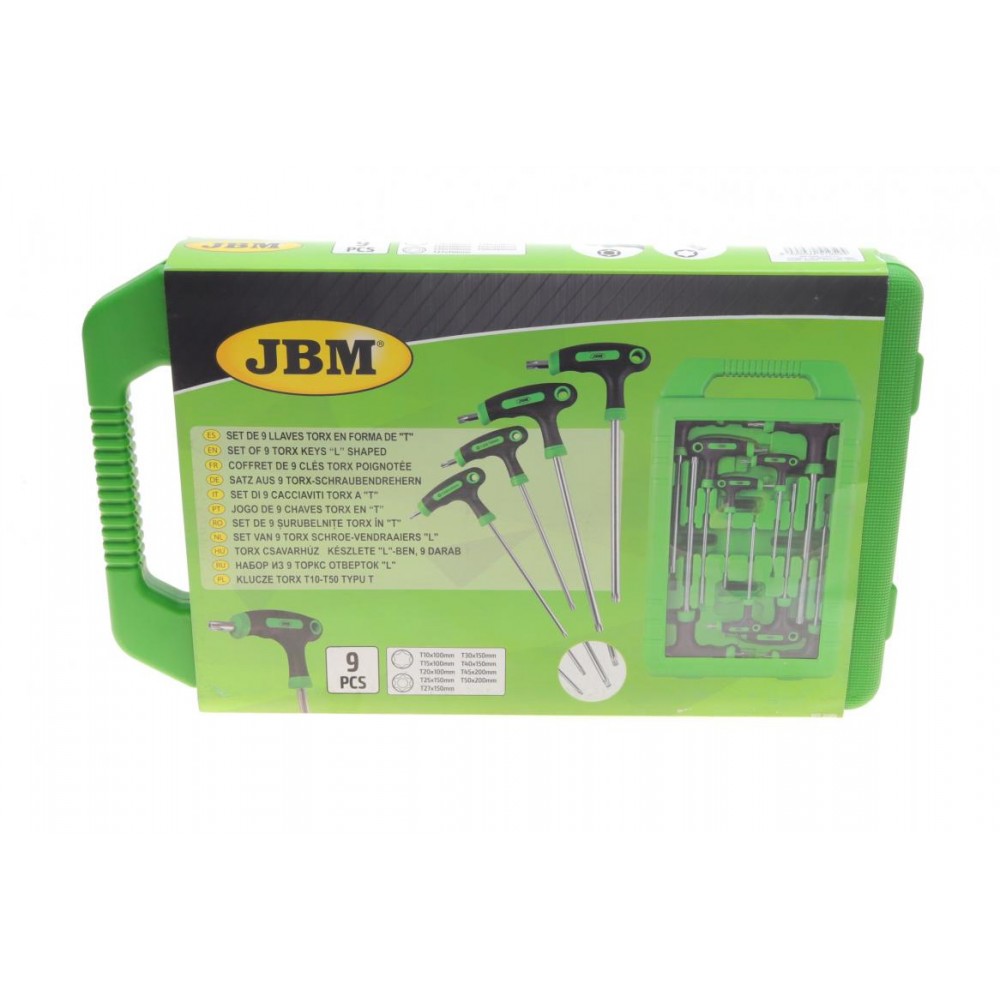 Набір ключів Т-под. Torx T10-T50