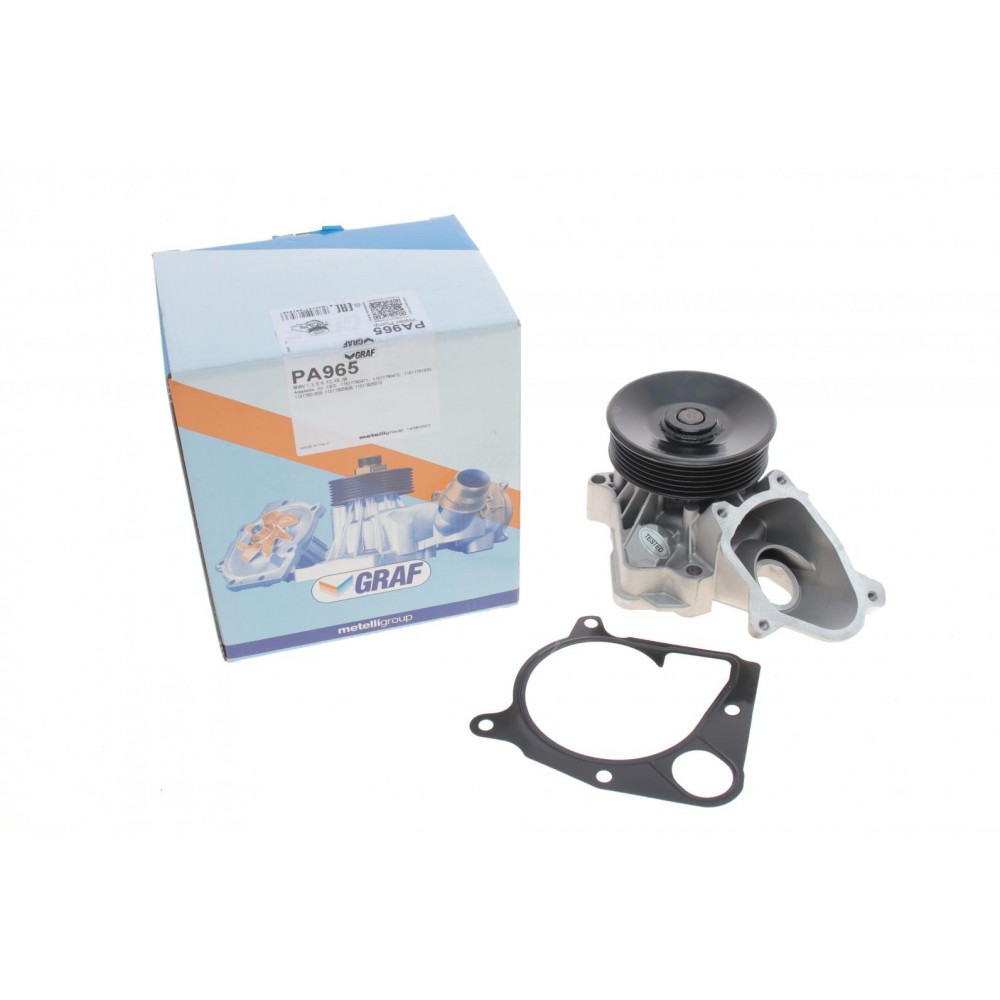 Помпа води BMW 1/3/5/6/X3/X5/X6 2.0d/2.5d/3.0d/xDrive 01-13 (R/B) (7 лоп.) (6 кан.)