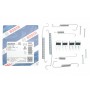 Комплект пружинок колодок ручника Citroen C2/C3/Peugeot 1007 02-