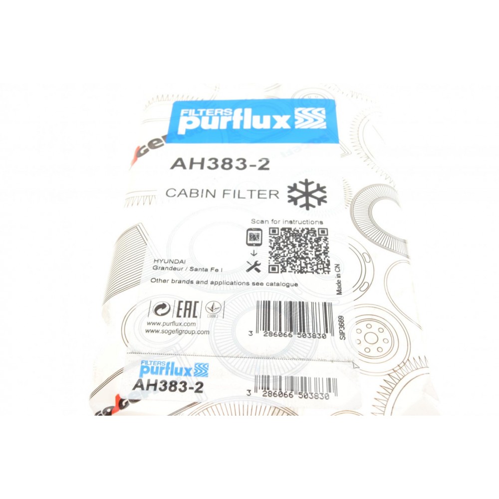 Фільтр салону Hyundai Sonata/Santa Fe 2.0-2,4 01-06