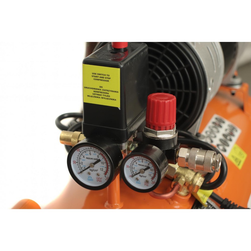 Компресор безмасляний 50L 220 V/8 bar/1.15 kW/180 L/min