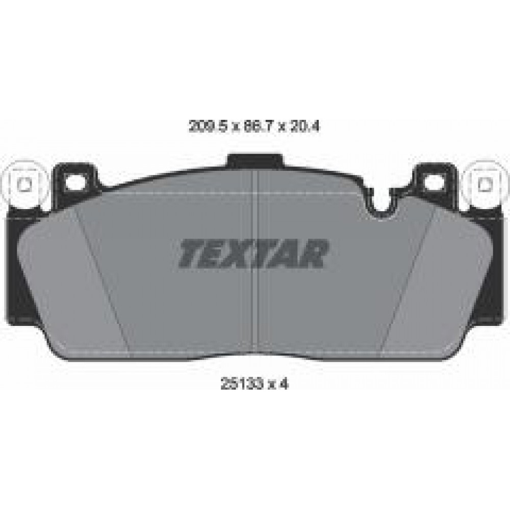 Колодки гальмівні (передні) BMW 5 (F10) 10-16/ 6 (F06/F13) 11- (Brembo)