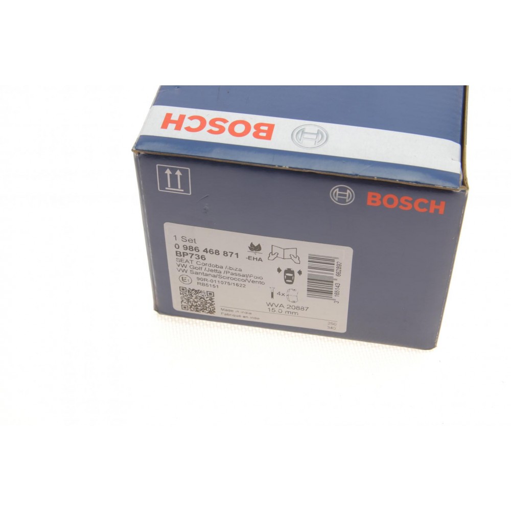Колодки гальмівні (передні) Seat Cordoba/Ibiza II/VW Golf/Jetta II /Passat 73-02