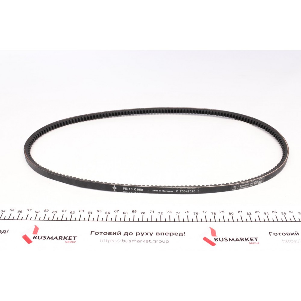 Ремінь генератора VW Golf II/VW Passat B3/B4/Audi 80/100 1.6/1.8/2.0