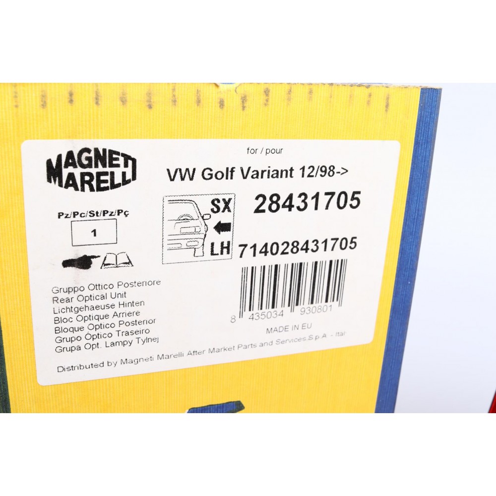 Ліхтар задній VW Golf IV 99-06 (L) (28431705)