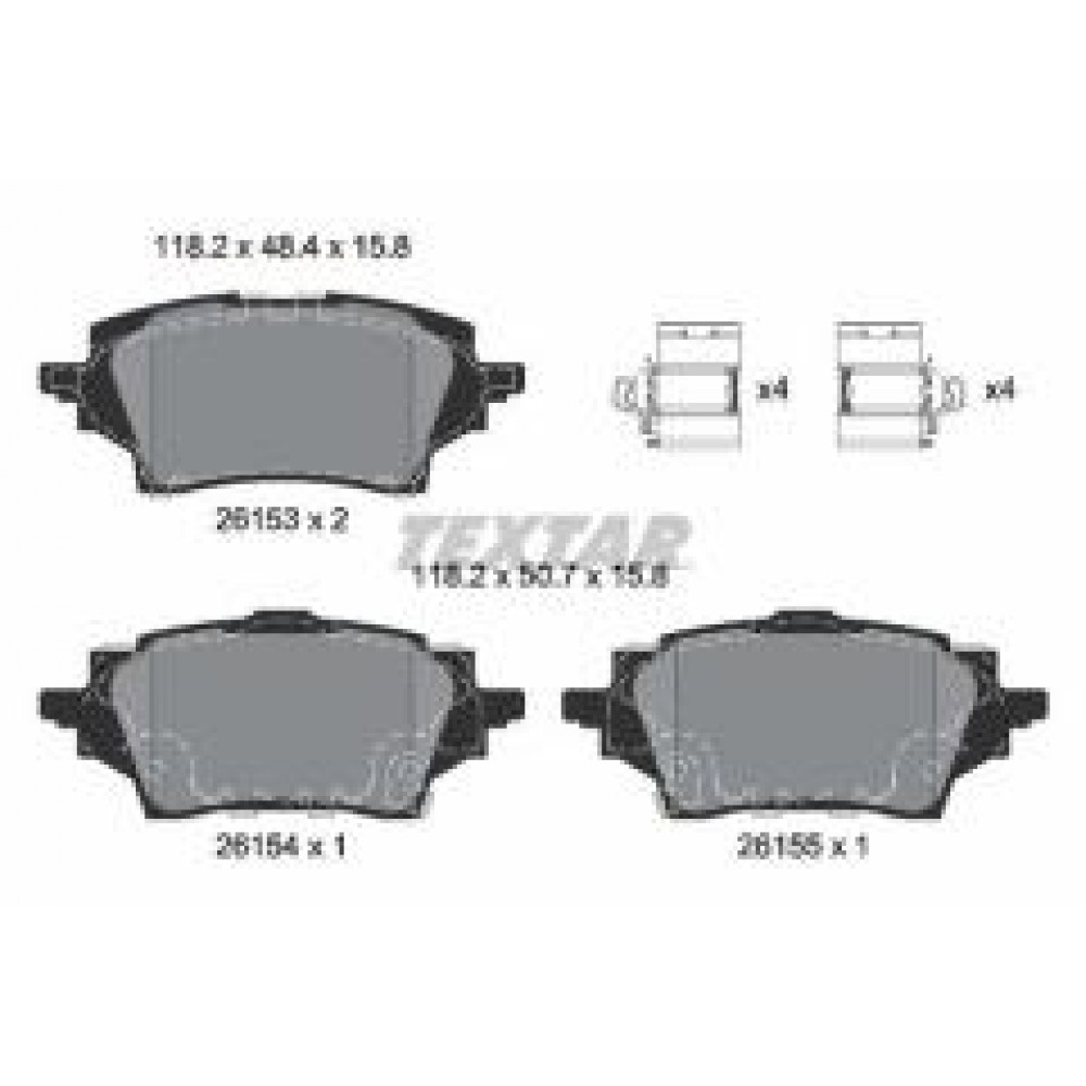 Колодки гальмівні (задні) Toyota C-HR/Corolla/Yaris 19-/Suzuki Swace 20- (TRW) Q+