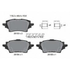Колодки гальмівні (задні) Toyota C-HR/Corolla/Yaris 19-/Suzuki Swace 20- (TRW) Q+