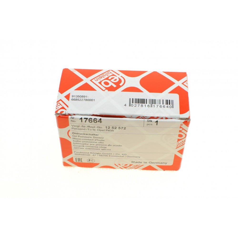 Датчик тиску оливи Opel Astra G/Omega B/Vectra B/Zafira A 2.0/2.2DTI 95-09 (M14x1.5)