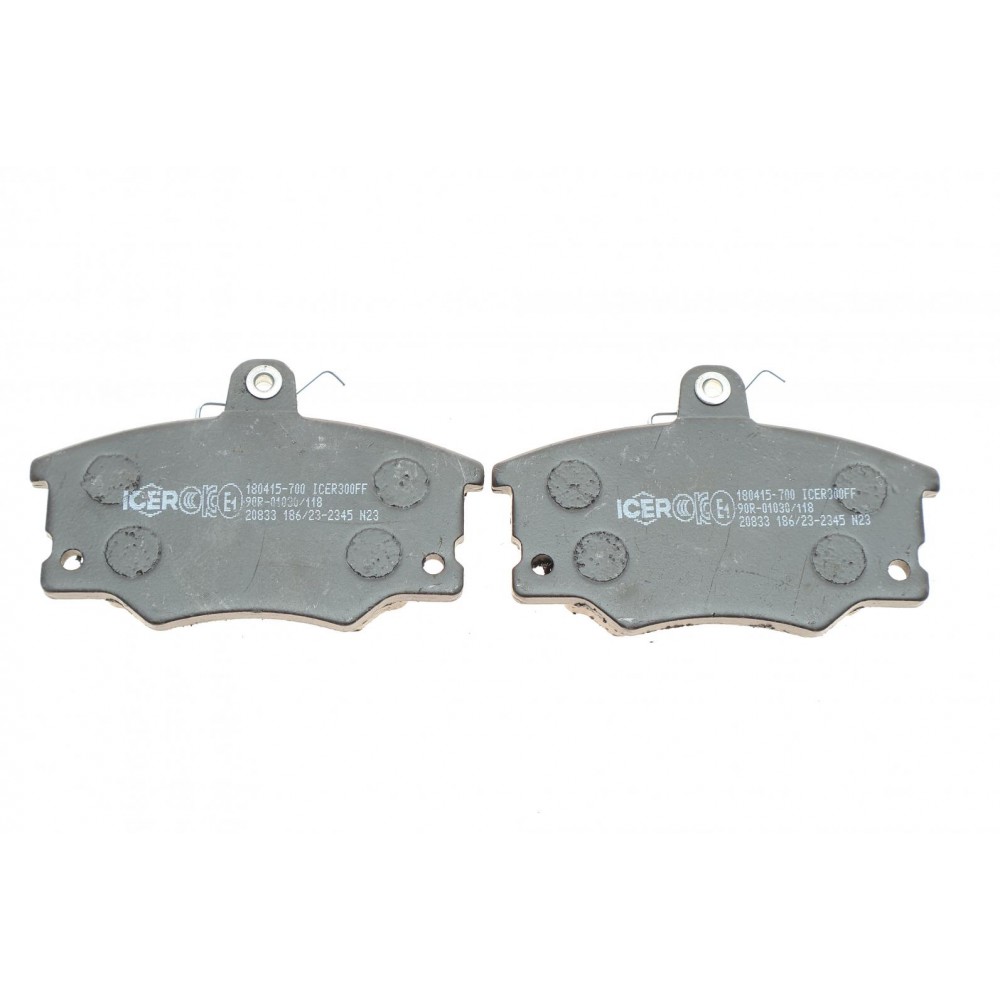 Колодки гальмівні (передні) Fiat Punto 93-00/Tipo 87-95/Uno 83-/Palio 96-02/Lexus NX 14-17