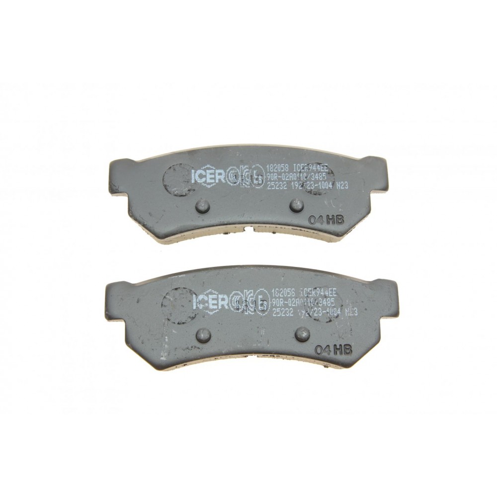 Колодки гальмівні (задні) Chevrolet Lacetti 05-/Nubira 05-11/Daewoo Lacetti/Suzuki USA Reno 04-