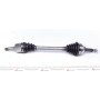 Піввісь Ford Transit 2.2 TDCi 06-14 (L) (28x36x797x48T) (+ABS)