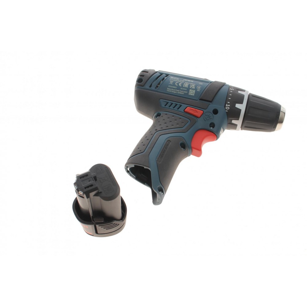 Шуруповерт акумуляторний GSR 12V-15 Professional (30Nm/12V) (+ 2 АКБ+з/у+2 набори свердел+25 біт)