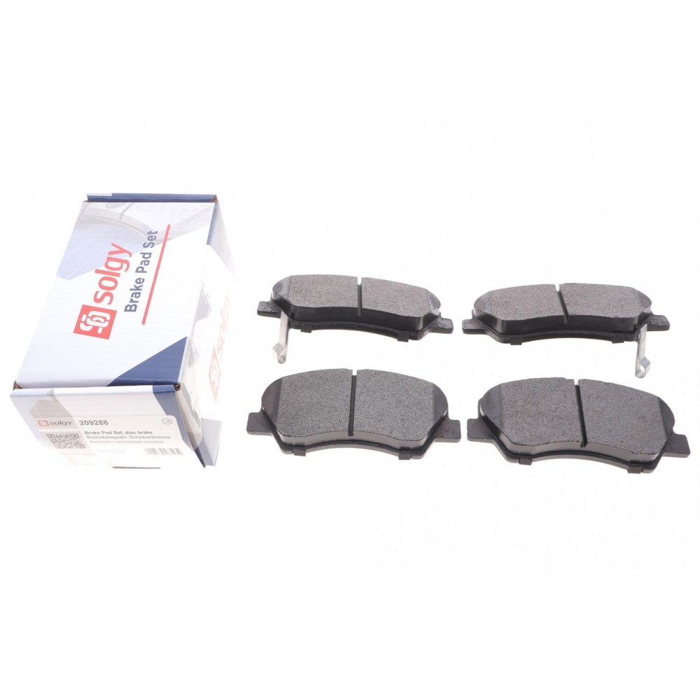 Колодки гальмівні (передні) Hyundai Accent IV 10-/ i20 14-/Solaris 17-/Kia Rio III 11-