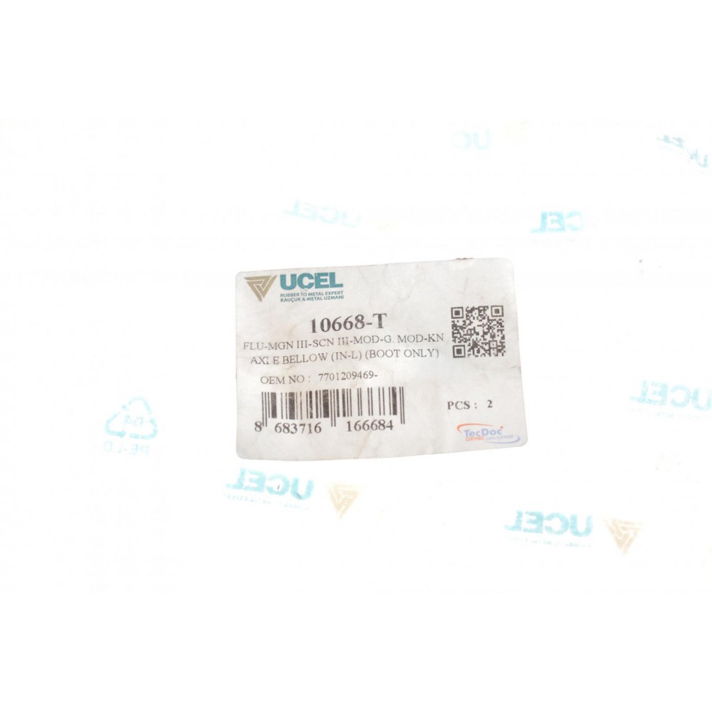 Пильник ШРКШ (внутрішній) Renault Kangoo 1.6/1.5DCI 08-