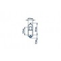 Автолампа H6W 12V 6W BAX9s Halogen Miniature