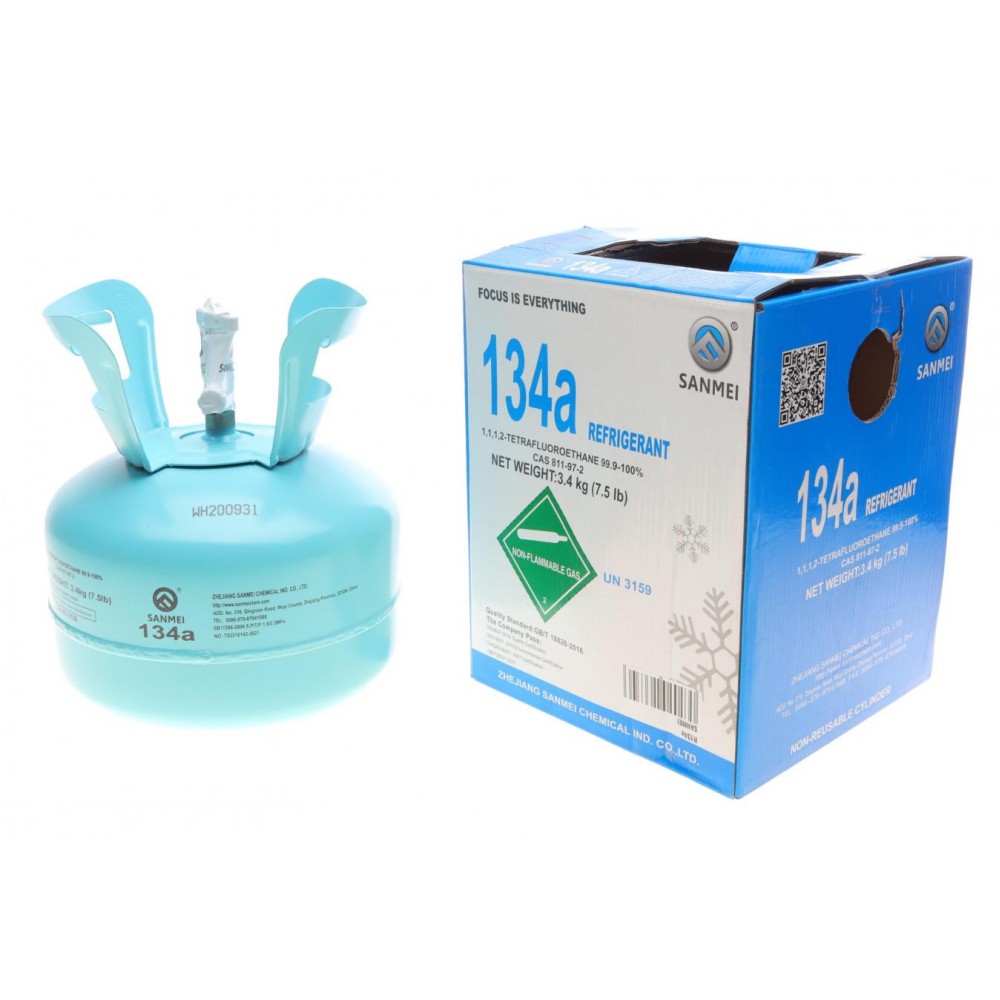 Холодоагент R134a 3,4 кг SANMEI