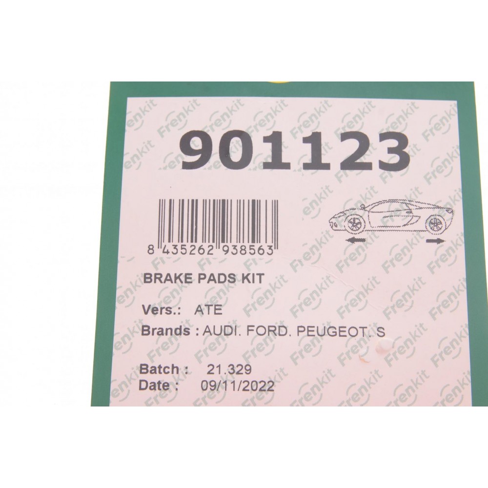 Планка супорта прижимна (к-кт) VW Passat 96-05 (Ate)