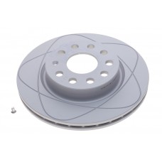 Диск гальмівний (передній) Audi A3/Skoda Octavia/VW Caddy/Golf 03- (280x22) (з покр) PowerDisc