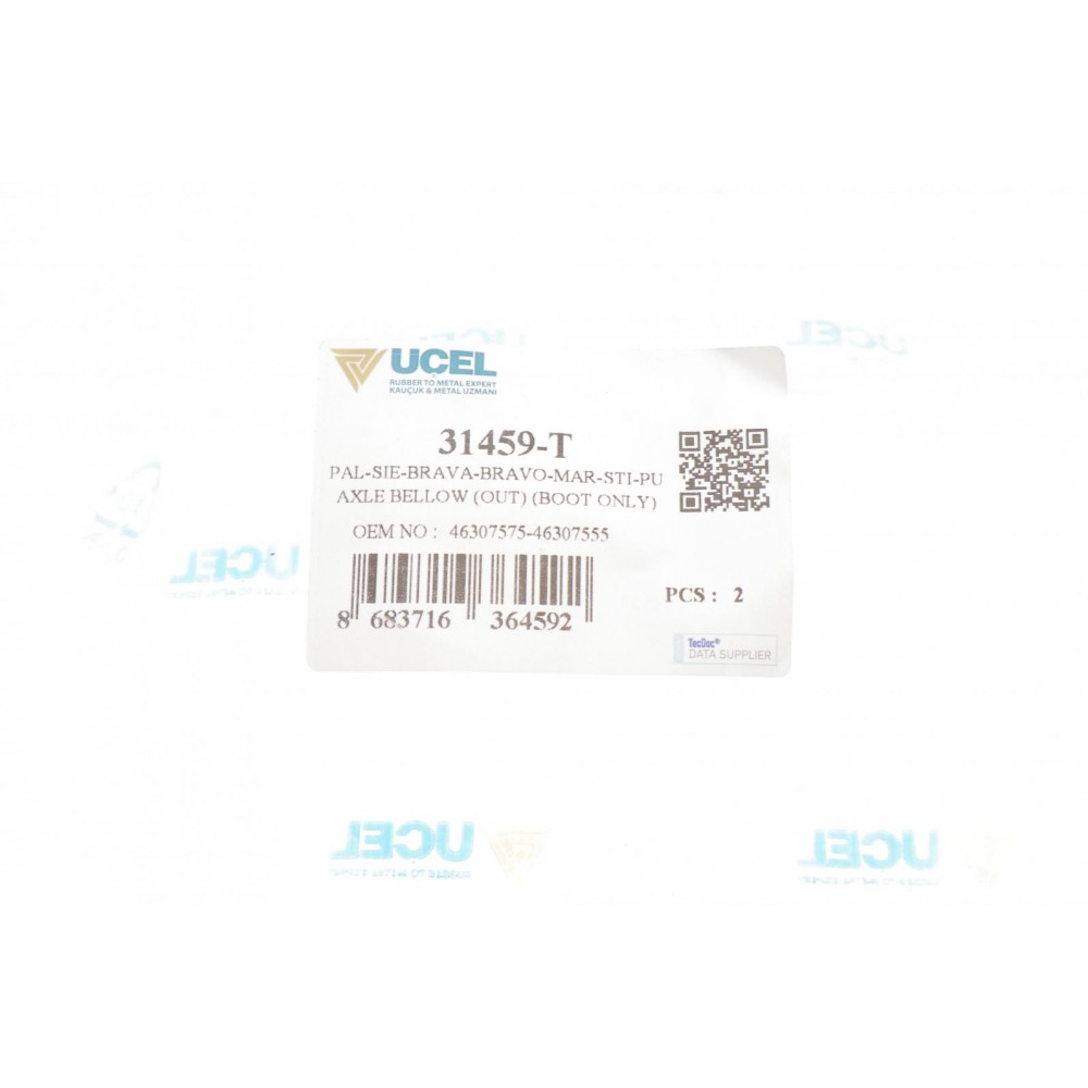 Пильник ШРКШ (зовнішній) Fiat Doblo 1.9D/1.2i/1.4i/1.6i 01-09