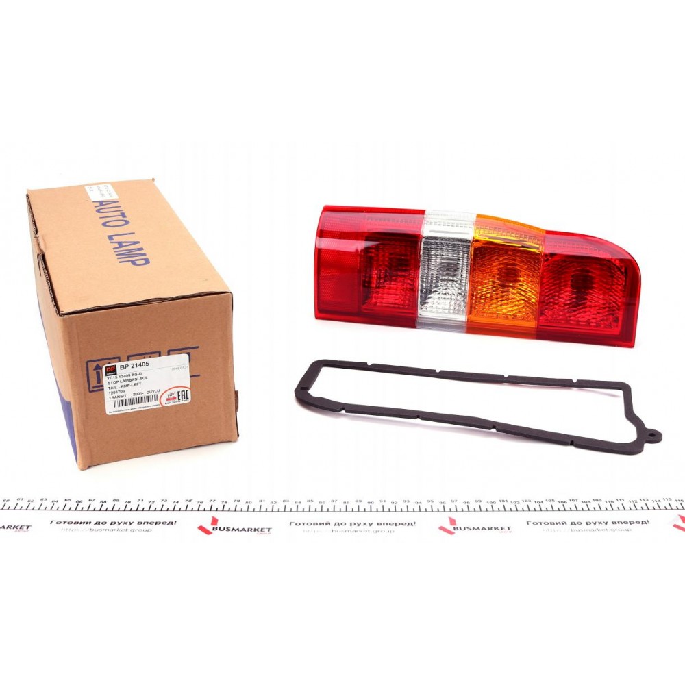 Ліхтар задній Ford Transit 00-06 (L) (P21/5W/P21W) (з платою)