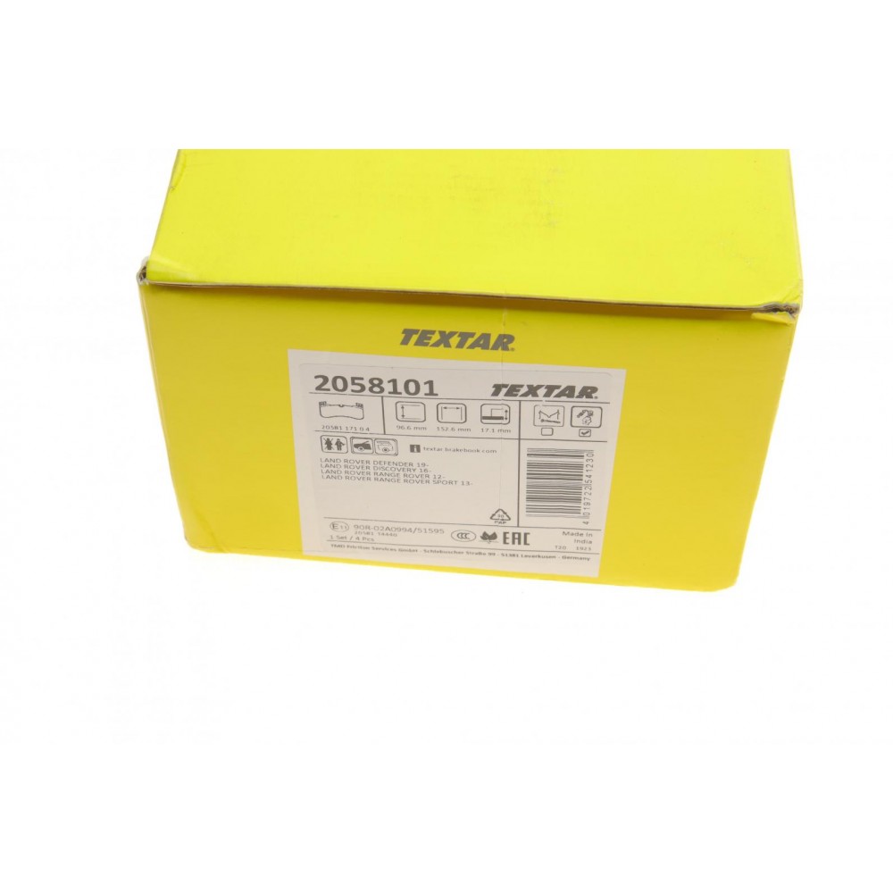 Колодки гальмівні (передні) Land Rover Defender 19-/Discovery 16-/Range Rover 12- 4x4 (Brembo) Q+