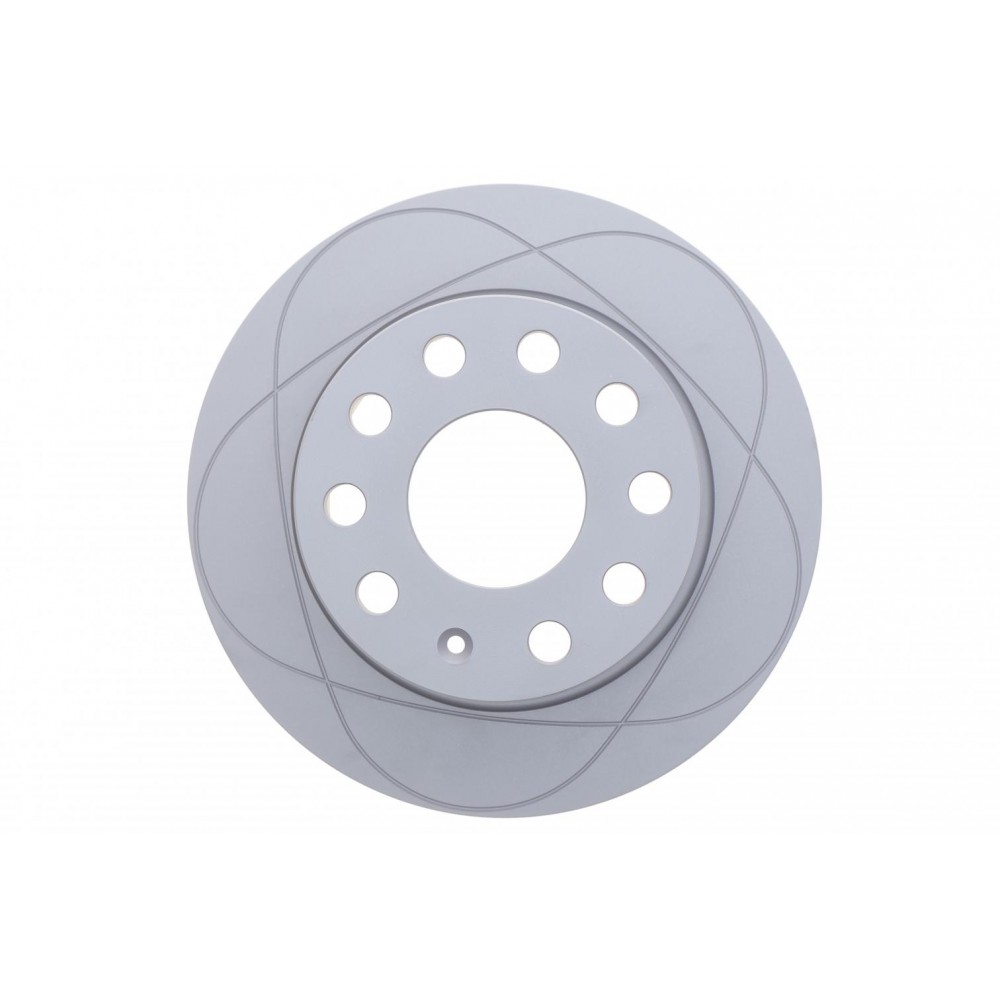 Диск гальмівний (задній) Audi A3//VW Caddy III 04-15/Skoda Octavia III/IV 03- (253x10) PowerDisc