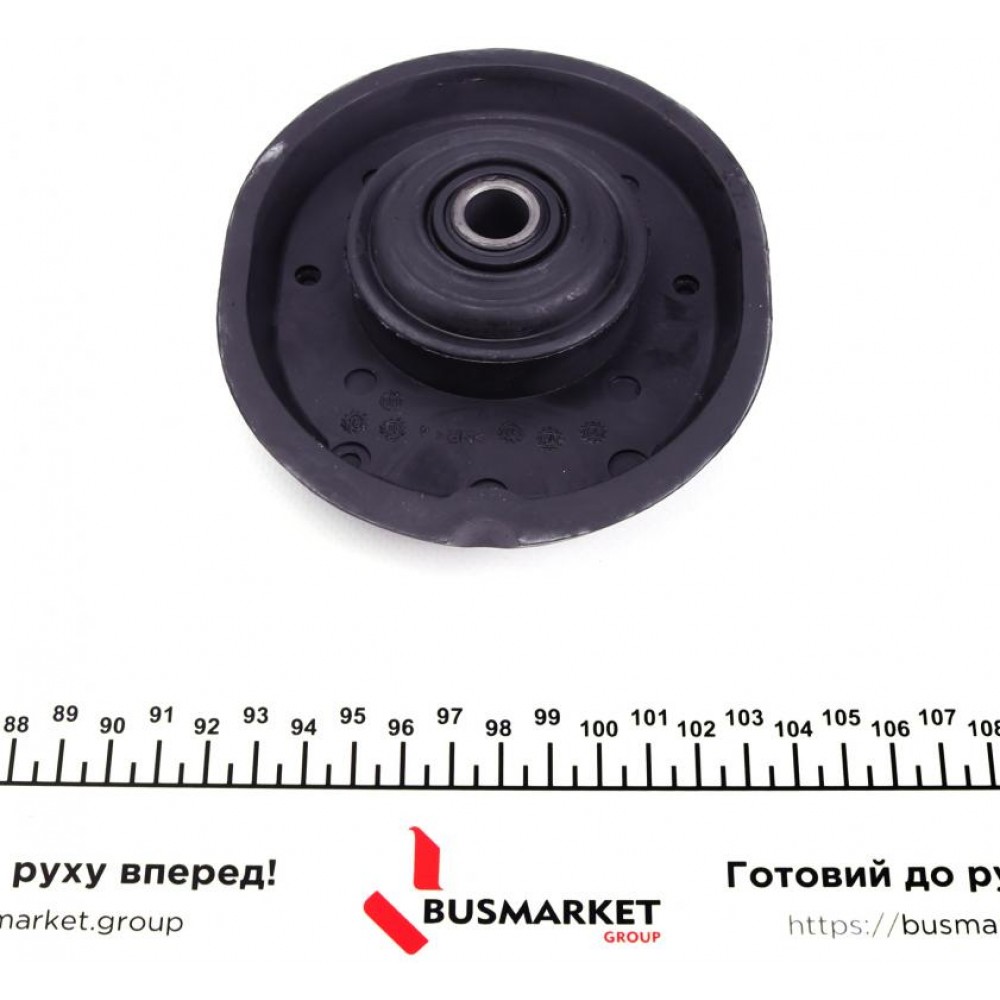 Подушка амортизатора (переднього) + підшипник Peugeot 207 1.4-1.6HDi 06- (SNR)