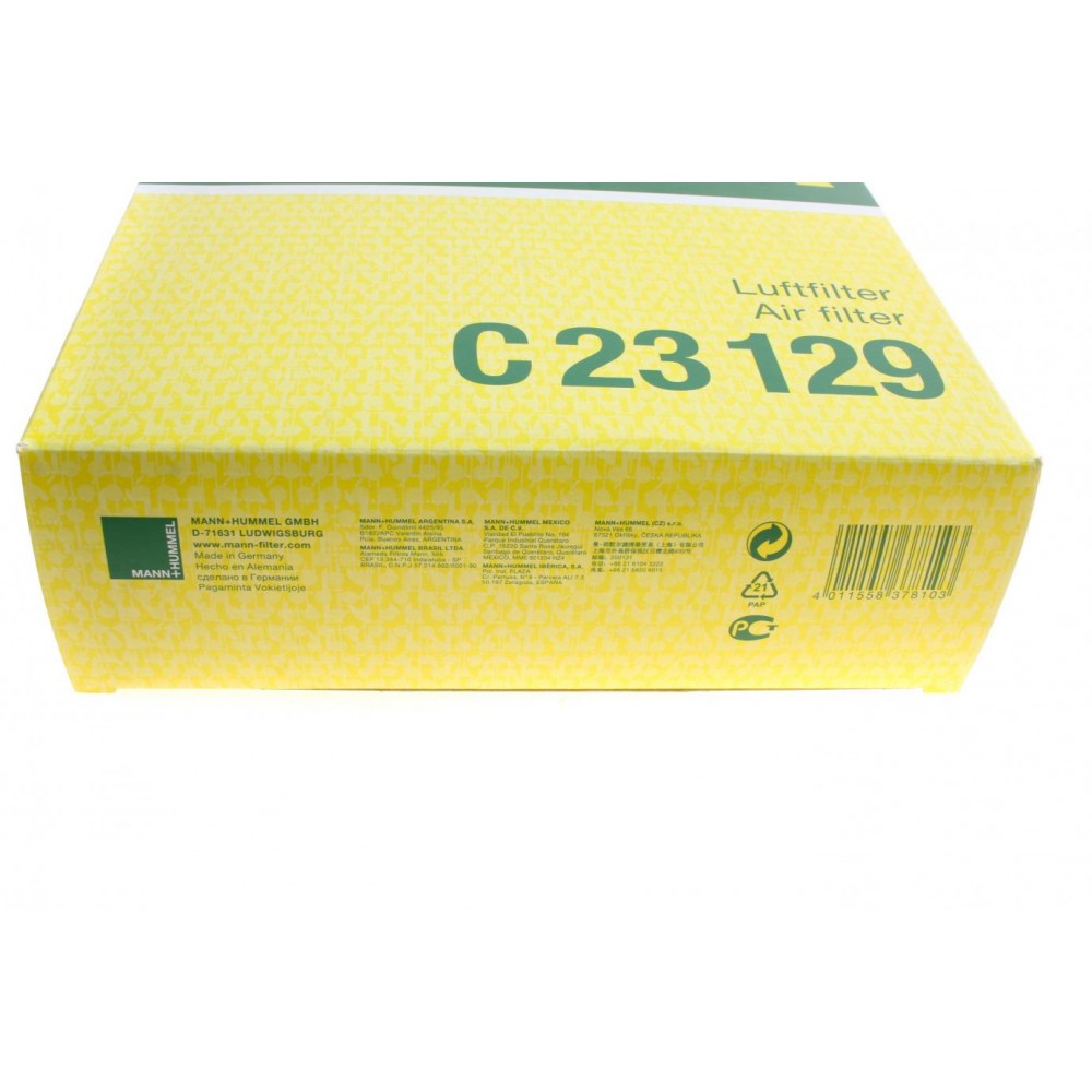 Фільтр повітряний Volvo S60/V70 2.4D/D5 01-10/2.4CDI 05-08/XC70 2.4 D5 02-07/XC90 2.4D4/D5 02-14