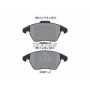 Колодки гальмівні (передні) Audi A1/Seat Ibiza/VW Polo 10- (Teves) Q+
