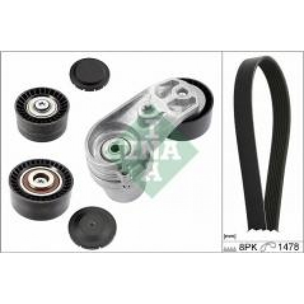 Комплект ременя генератора BMW 5 (F10)/X5 (F15/F85) 3.5i/4.0i 09-, (8PK 1478), N55B30