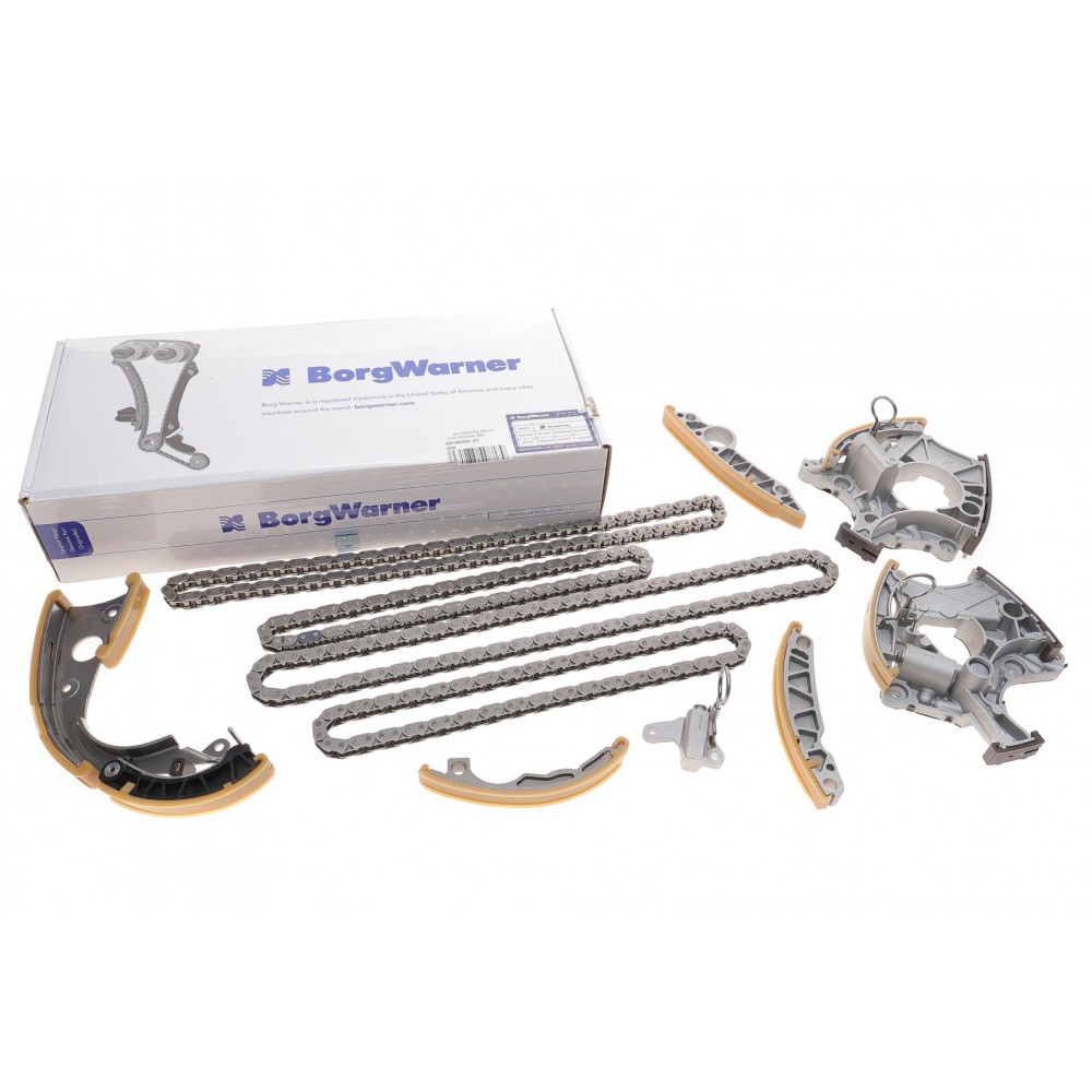 Комплект ланцюга ГРМ Audi A4/A6/A8 2.4/3.2 04-10 (ланцюг + елементи)(BorgWarner)