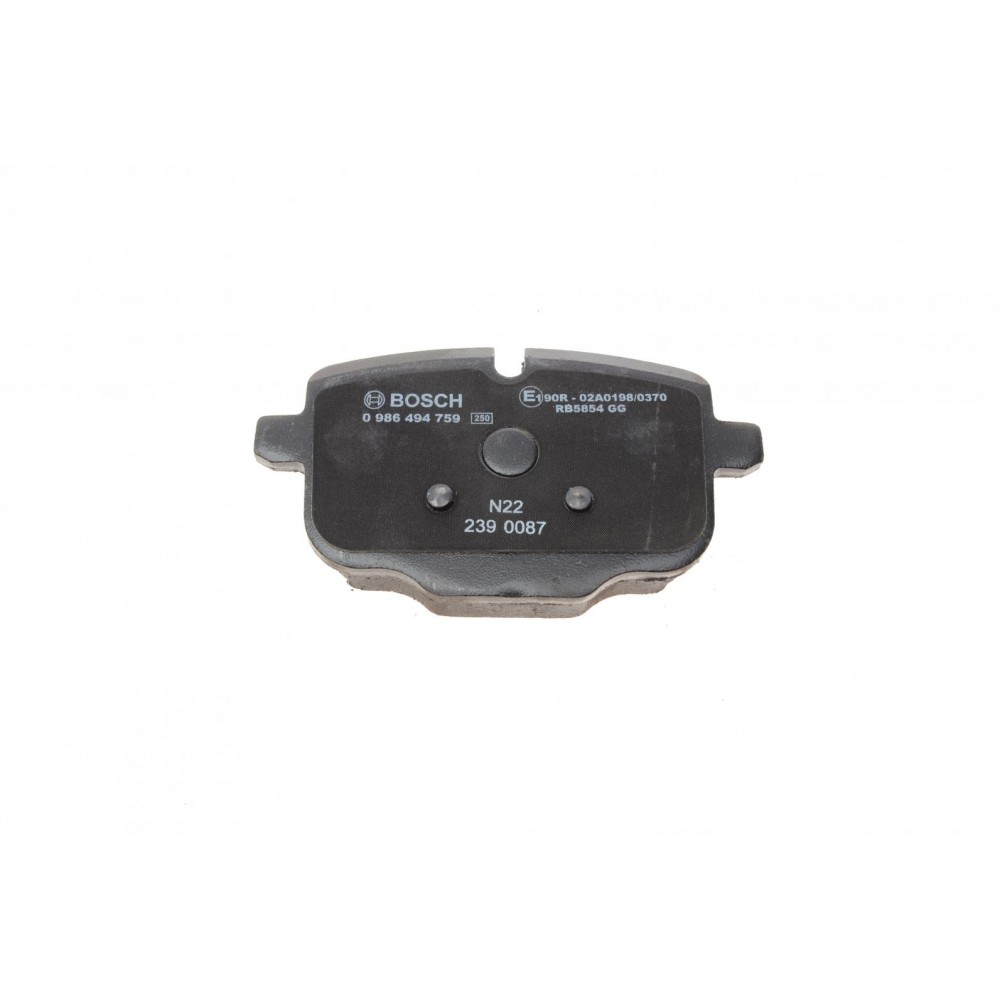 Колодки гальмівні (задні) BMW 5 (F10/F11/F18)/6 (F12/F13) 09- (TRW) 