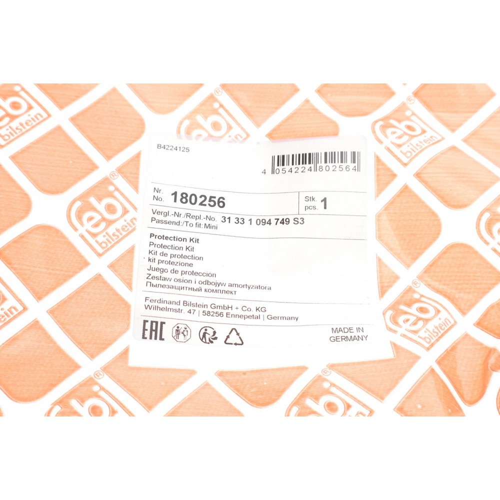 Пильник + відбійник амортизатора (переднього) Mini R55-R59 06-15 (к-кт 2 шт.)