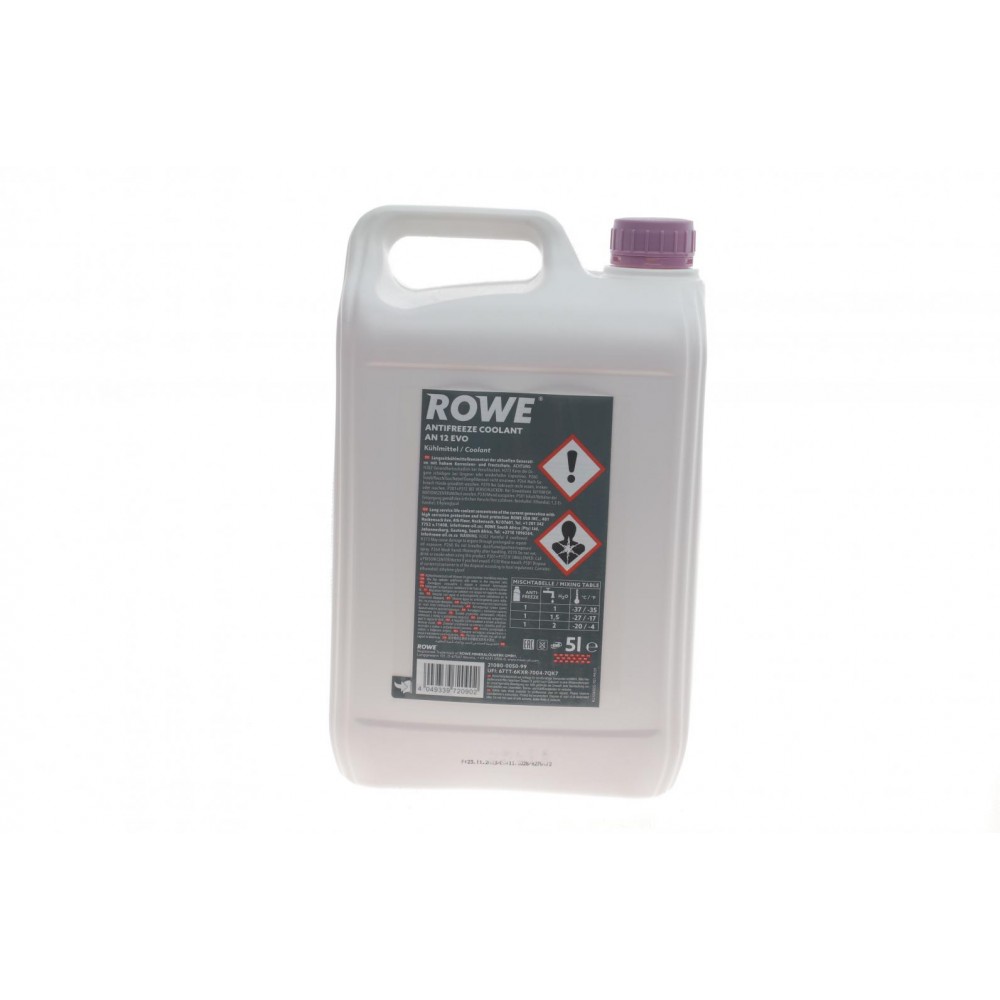 Антифриз (фіолетовий) G12 EVO (5L) HIGHTEC ANTIFREEZE COOLANT AN 12 EVO (1:1=-37°C) (концентрат)