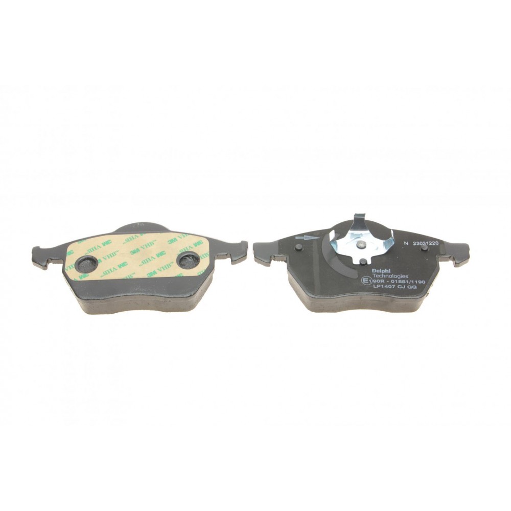 Колодки гальмівні (передні) Audi A3/TT/Skoda Octavia 96-10/VW Golf/Passat B3/B4 91-06 (Continental)