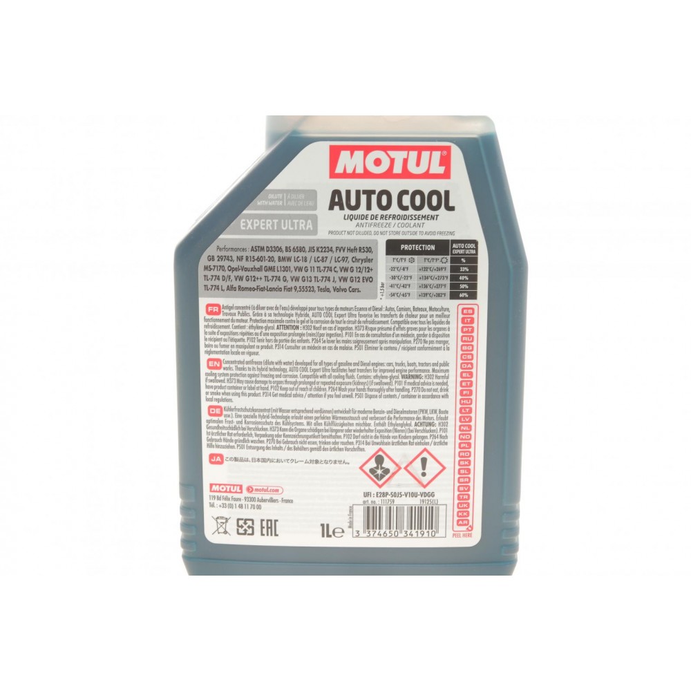 Антифриз (синій) G11 (1L) Auto Cool Expert Ultra (MB325.0/325.2) 109113/111759