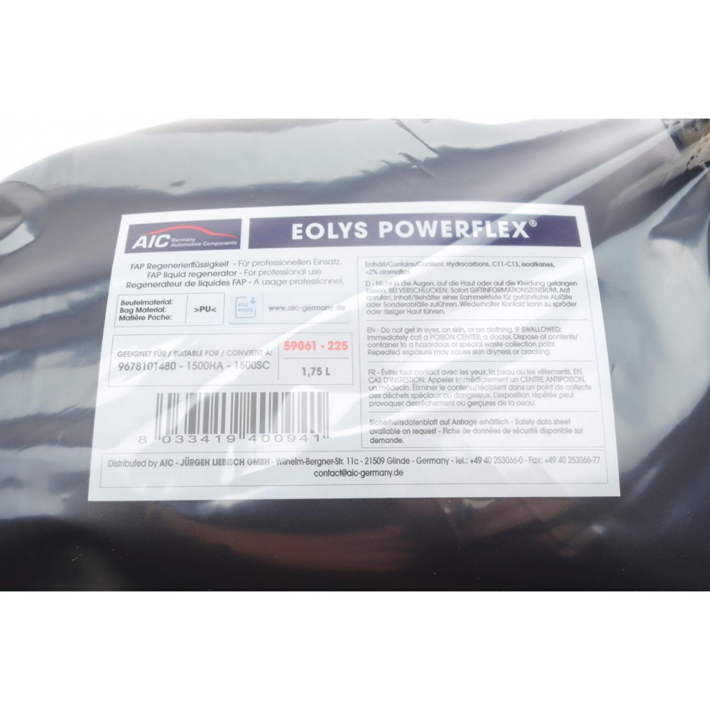 Присадка для очищення сажевих фільтрів FAP (EOLYS Powerflex) (1.75L) Citroen Berlingo 1.6HDI 08-