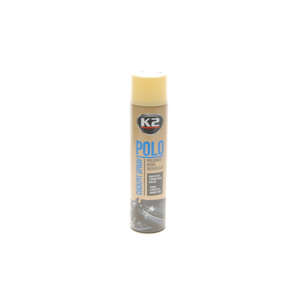 Поліроль для пластика Polo Cockpit Spray (Ваніль) (600ml) 
