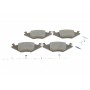 Колодки гальмівні (передні) Seat Cordoba/Ibiza 94-02/VW Golf/Jetta/Polo 81-94/Passat B1/B2 79-88