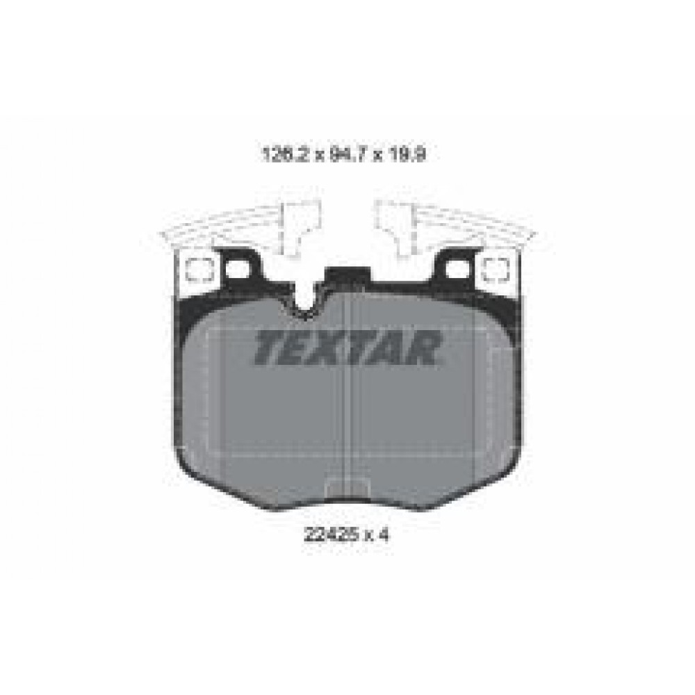 Колодки гальмівні (передні) BMW 3 (G20) 18-/5 (G30/F90)/7 (G11/G12) 15- (Brembo)