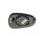 Скло дзеркала (з підігрівом) Seat Ibiza/Leon 05- (L)