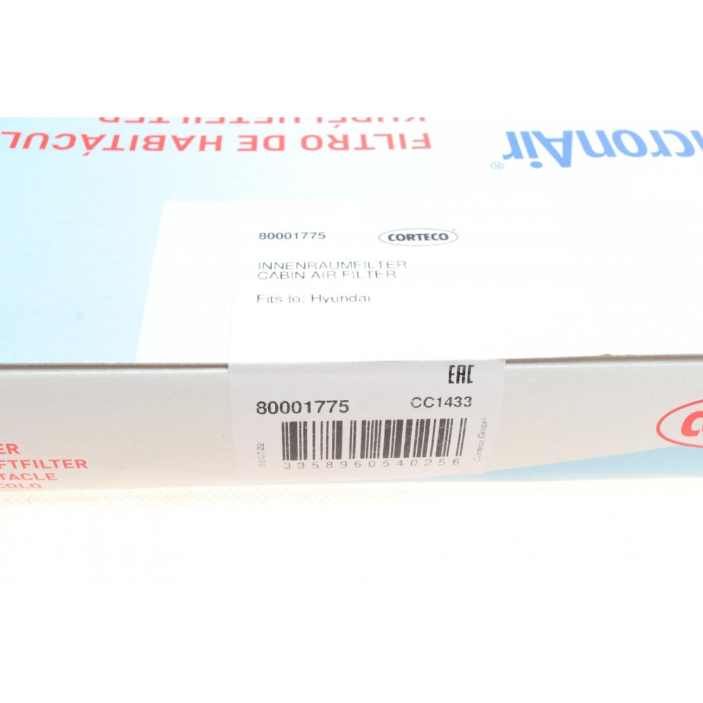 Фільтр салону Hyundai Santa Fe 2.0-2.2CRDI/2.4 09-12 (вугільний)