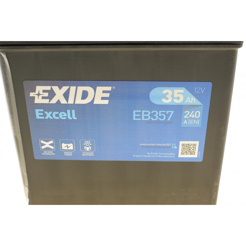 Акумуляторна батарея 35Ah/240A (187x127x220/+L/B00) Excell Азія